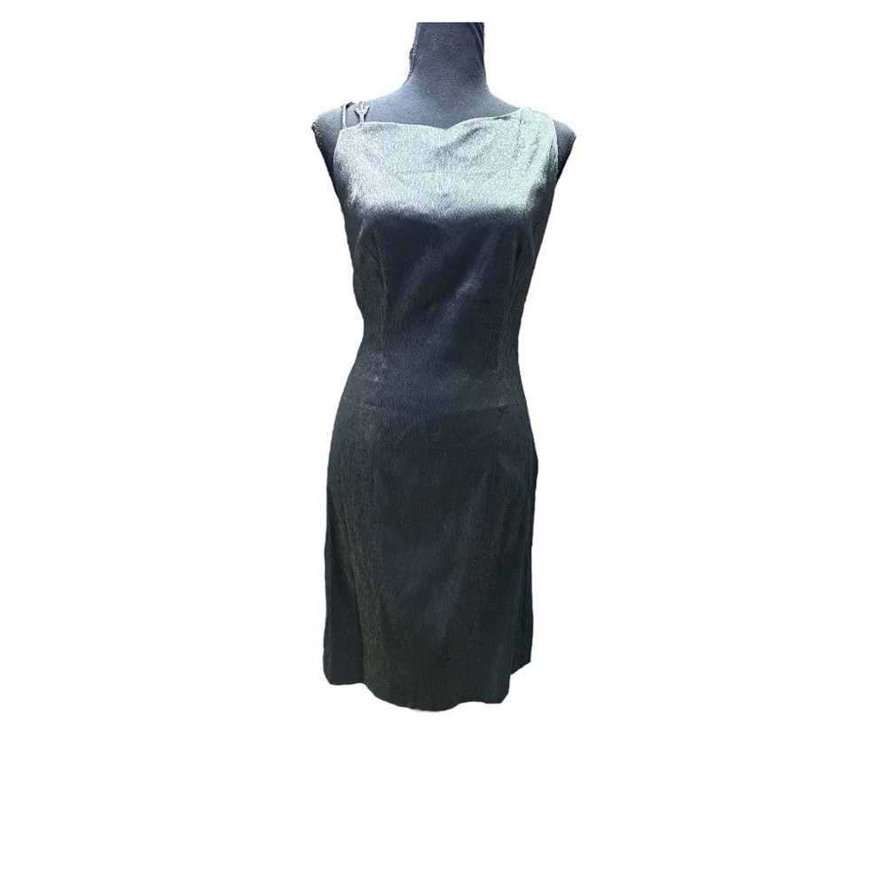 CDC Vintage Gray Silver Cocktail Dress Size 8